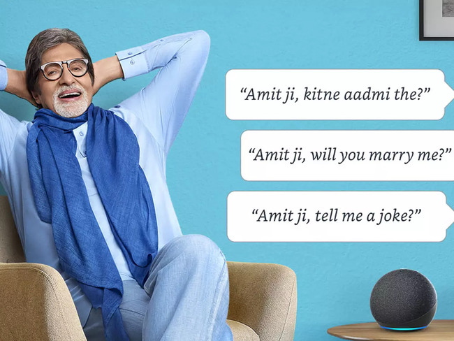 Alexa, introduce me to Amitabh Bachchan